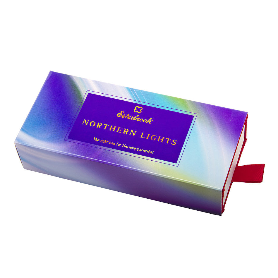 Esterbrook Camden Fountain Pen - Northern Lights Limited Edition (Purple) - Premium Writing Instrument for Calligraphy, Journaling & Gifts - Inspired by Alaska Aurora