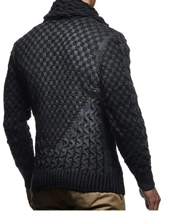 Men's Turtleneck Pullover Sweater - Soft Winter Knit Sweater for Casual & Business Wear - Perfect for Office, Dates & Cold Weather Layering