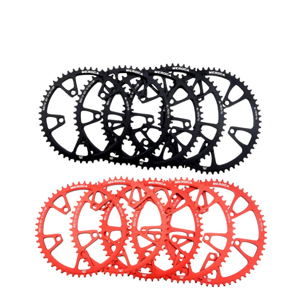 SZMYLED 110BCD Bike Chainring - Narrow Wide Single Chain Ring for Road & Folding Bikes - Positive/Negative Gear Replacement - Perfect for Commuting, Mountain Biking & Urban Cycling Accessories
