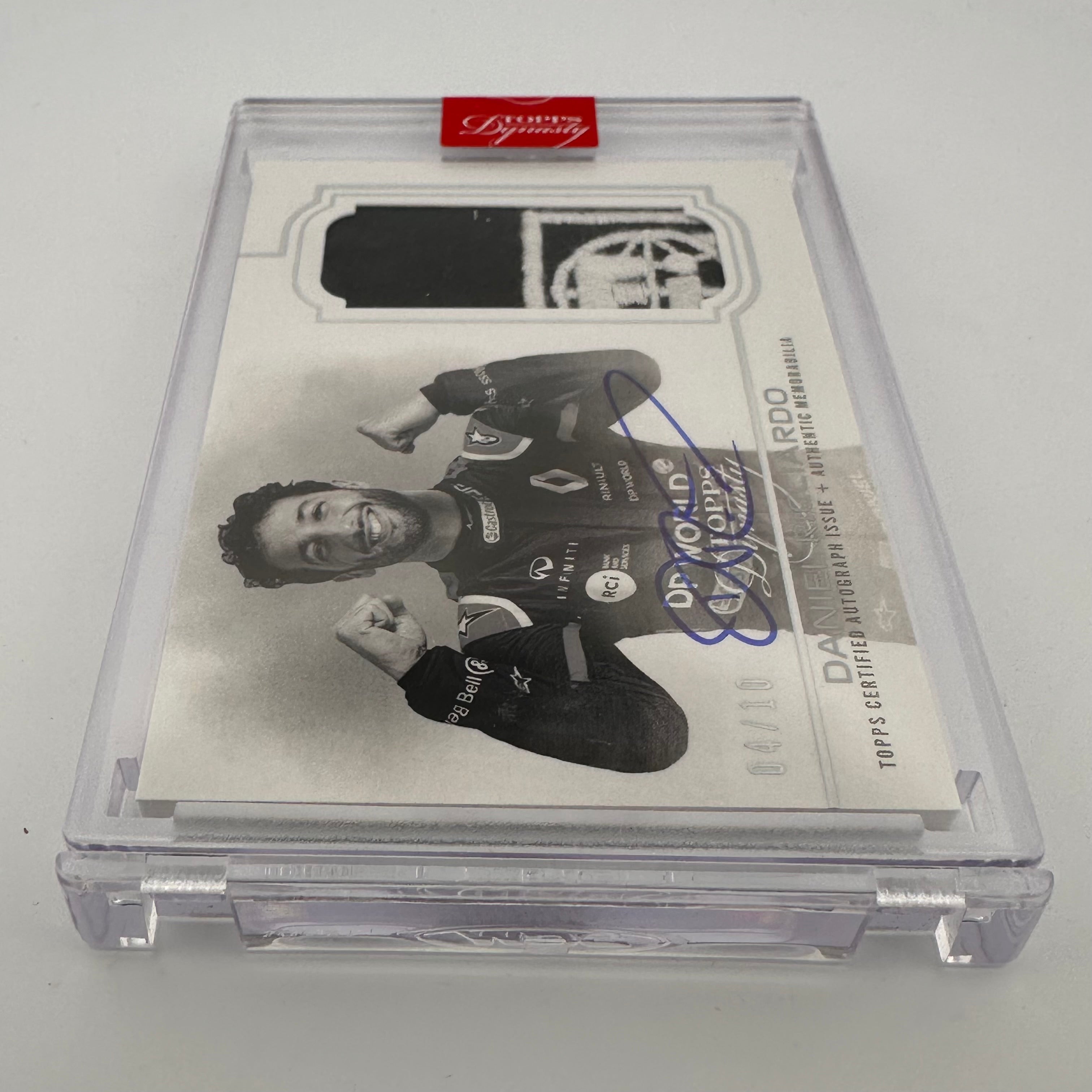 2020 Dynasty Daniel Ricciardo #DAP DR Silver Autograph Patch - Limited Edition Collectible for F1 Racing Fans & Memorabilia Display