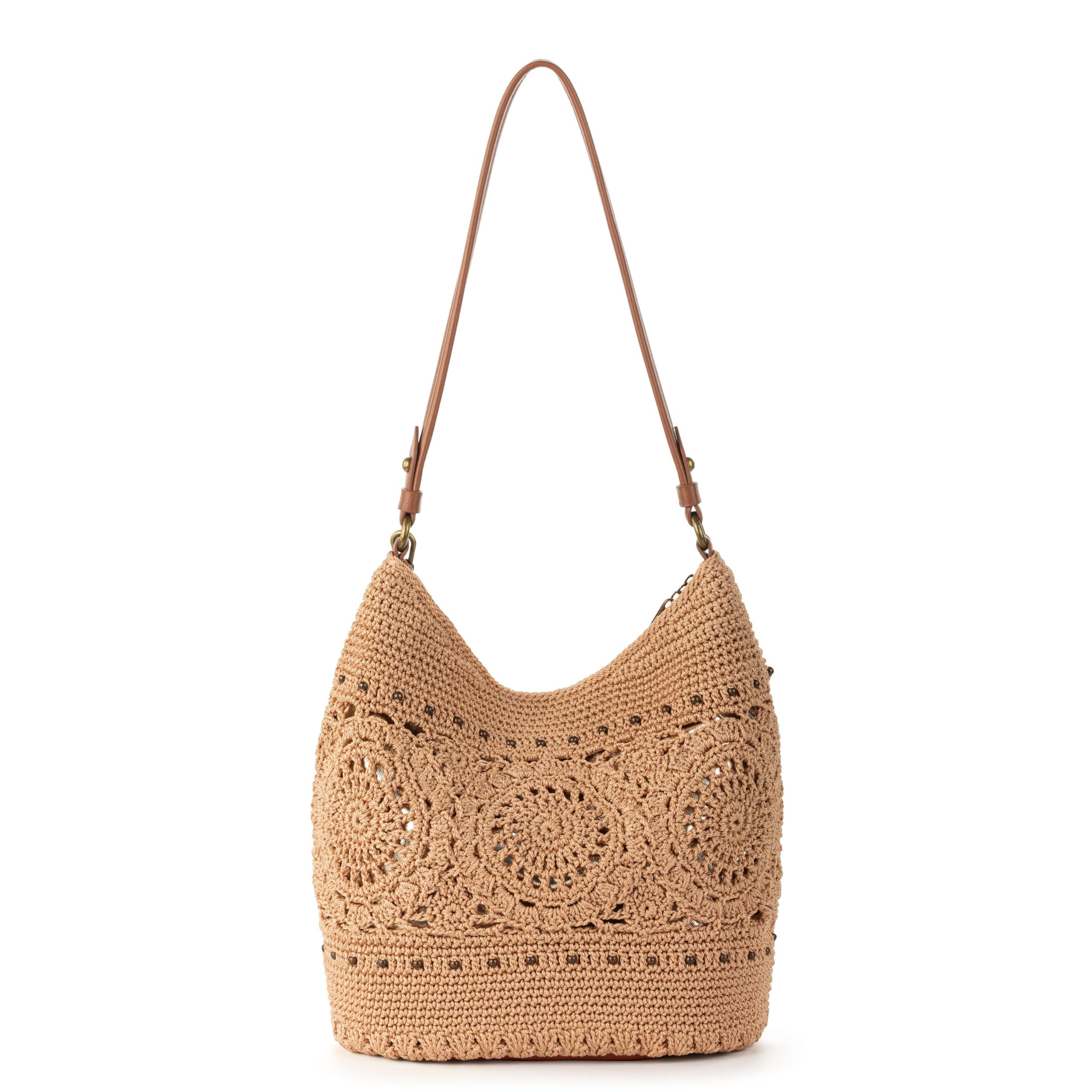 The Sak Sequoia Hobo Bag - Hand Crocheted Large Women's Purse for Everyday Use & Travel - Durable Handbag & Tote with Zipper Pocket - Perfect for Work, Shopping, and Weekend Getaways