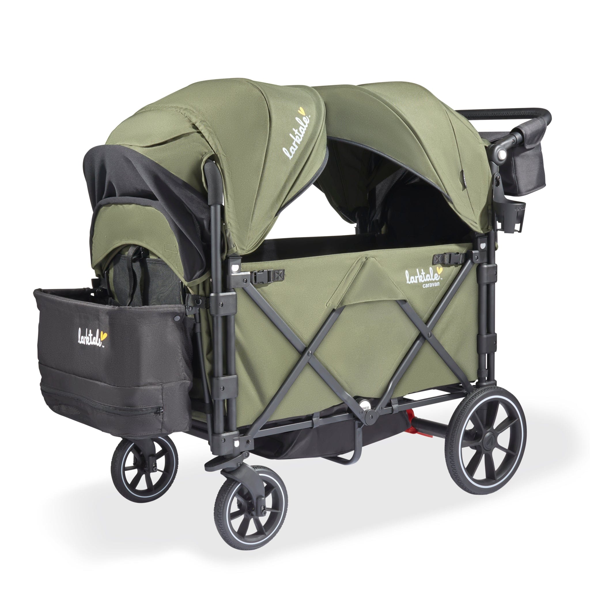 Larktale Caravan V3 All-Terrain Stroller Wagon for Kids - Lightweight, Foldable & Durable for Beach, Park, and Outdoor Adventures
