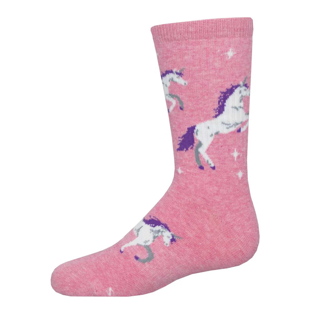 Socksmith Unicorn Stars Socks - Fun Novelty Socks for Women & Girls - Perfect for Costumes, Gifts & Everyday Wear