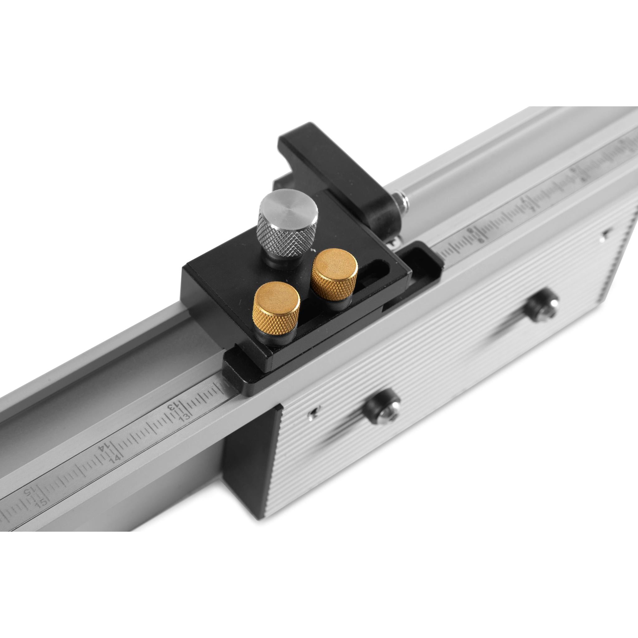 WEN WA1402 18-Inch Premium Aluminum Miter Gauge Fence with Flip-Down for Woodworking & Table Saw - Perfect for Precise Angle Cuts in DIY Projects