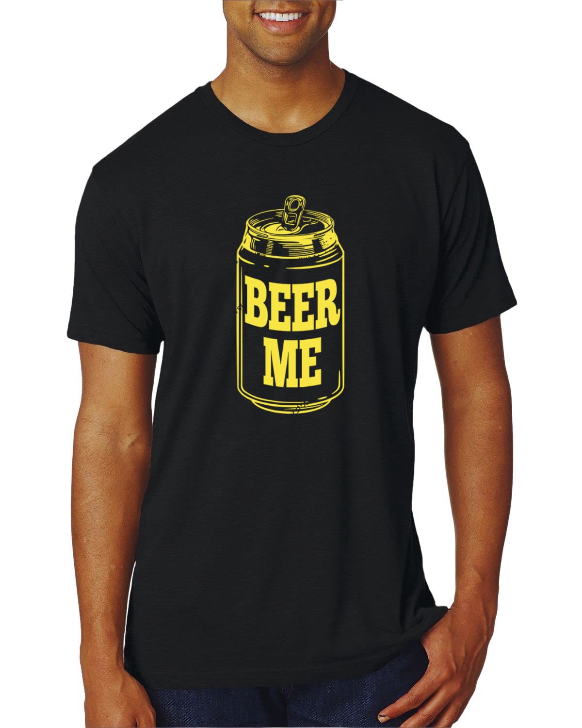 Beer Me Drinking Men's Premium Tri-Blend T-Shirt - Soft Vintage Style Tee for Beer Lovers, Bar Hopping & Casual Wear