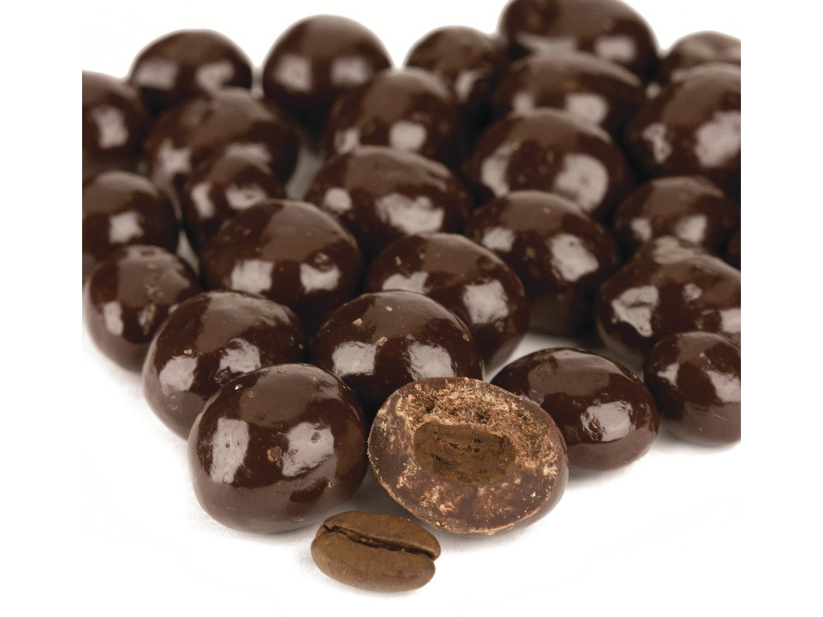 Premium Dark Chocolate Covered Coffee Beans - 5lb Bulk Bag | Gourmet Snack for Energy Boost, Office Treat & Gift Idea