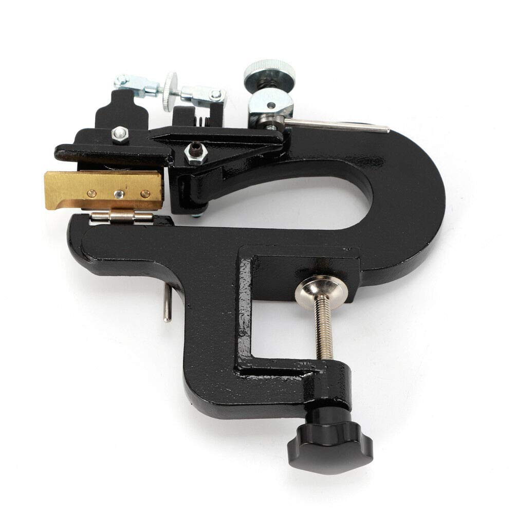 VPABES Manual Leather Skiving Machine - Professional Leather Edge Splitter & Peeler Tool with Blade for Leather Crafting | Perfect for DIY Leather Projects, Shoe Repair & Bag Making