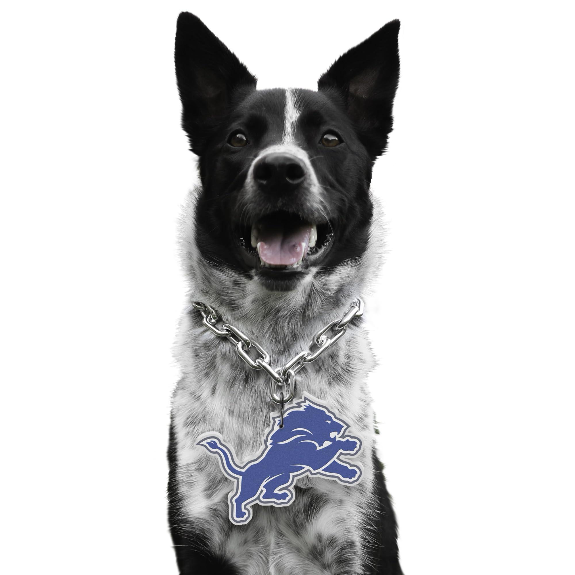 Littlearth NFL Pet Fan Chain - Officially Licensed Dog Collar & Leash Set for Football Fans - Perfect for Game Day, Training, and Outdoor Adventures