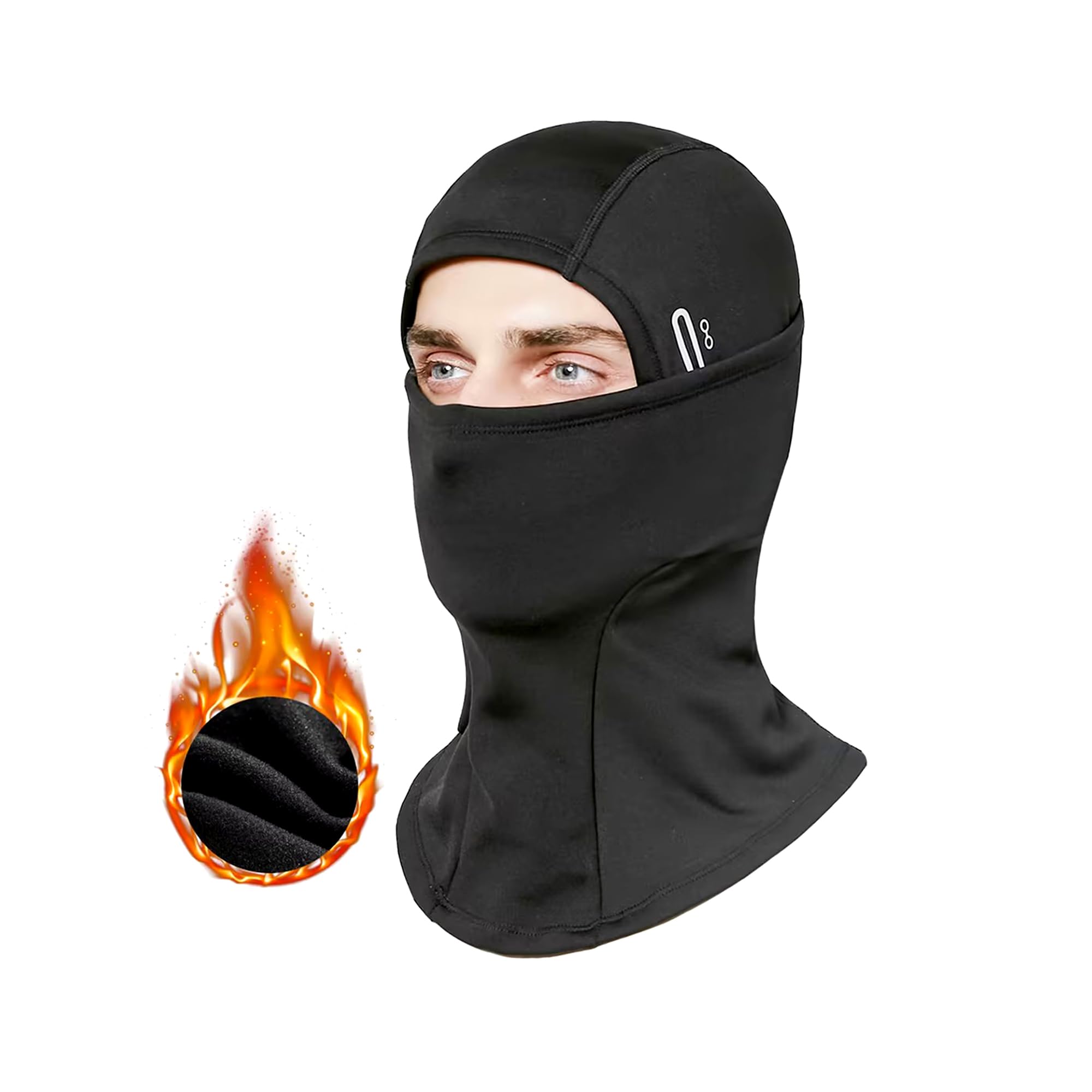 Windproof Thermal Fleece Balaclava Ski Mask for Men & Women - Cold Weather Face Cover for Skiing, Cycling, Snowboarding & Outdoor Winter Activities