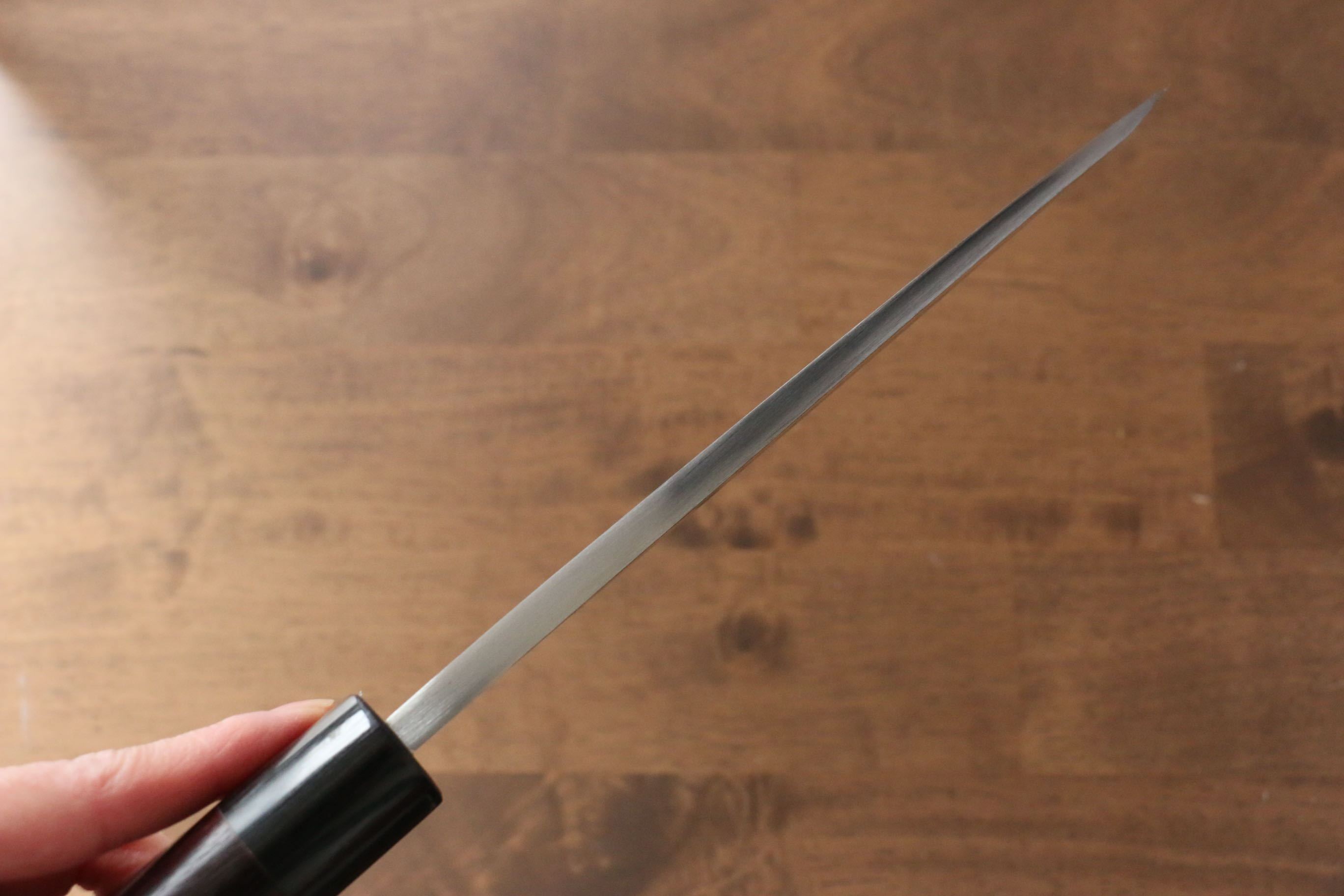 Jikko Silver Steel No.3 Deba Knife 180mm - Premium Japanese Kitchen Knife with Shitan Handle for Sushi, Fish Filleting & Meat Cutting - Professional Chef & Home Cooking Essential