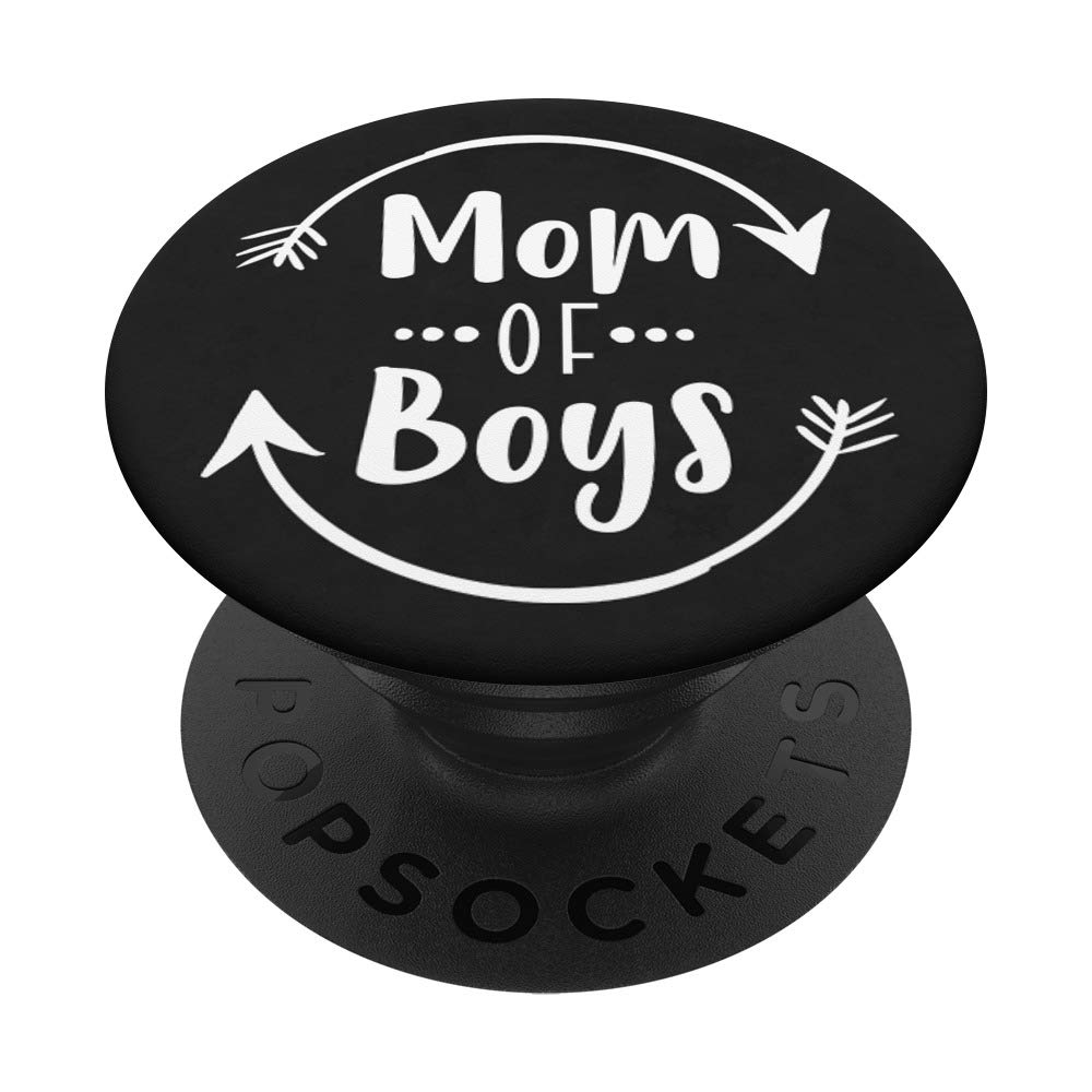 Mom of Boys Gifts - Swappable PopGrip for Phones & Tablets | Perfect for Moms, Baby Boys & Women | Great for Everyday Use, Parenting & Travel