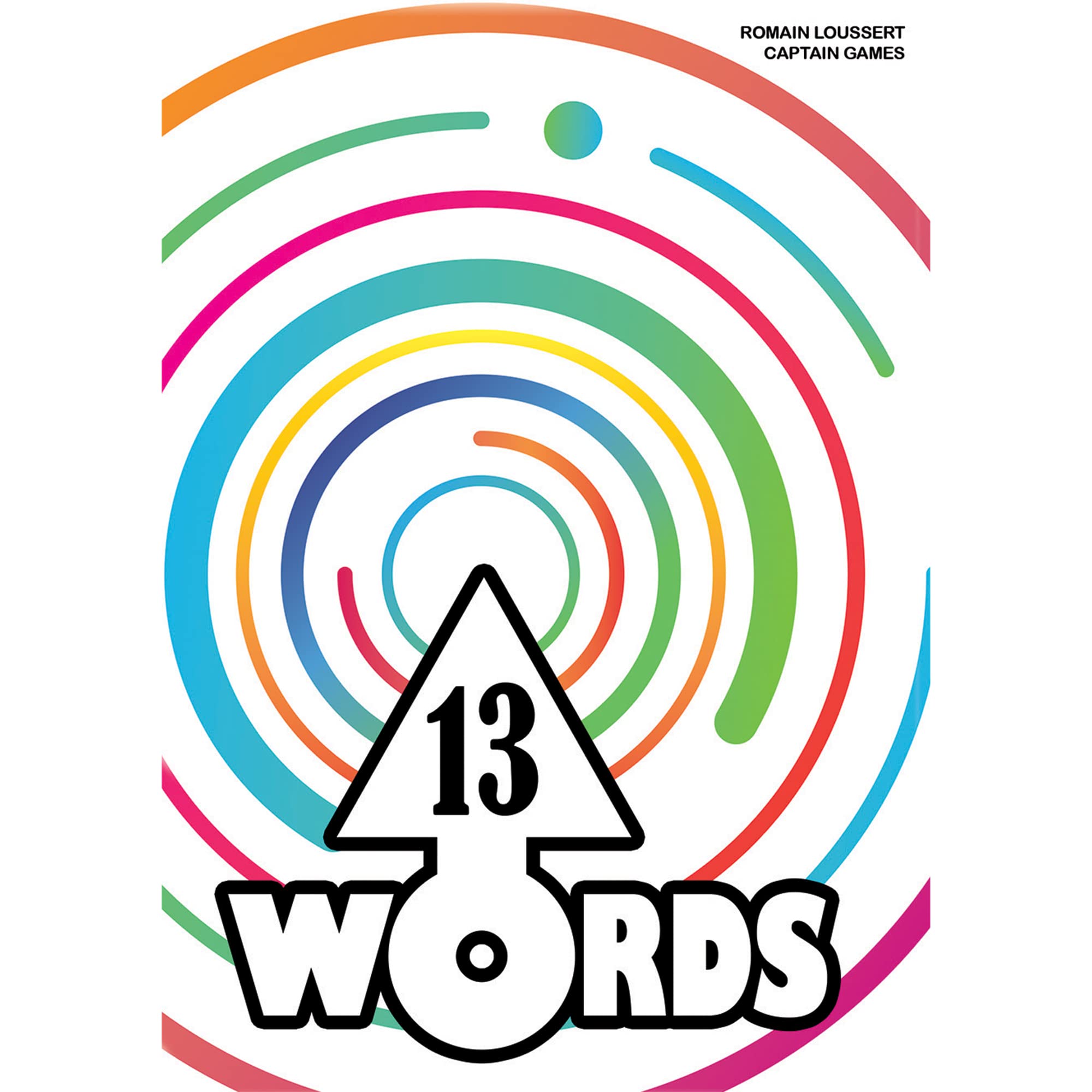13 Words Party Game - Fun Word Association & Cooperative Family Board Game for Kids & Adults Ages 8+ (2-8 Players, 20 Min Playtime) | Perfect for Family Game Nights, Birthday Parties & Team Building Activities | by Captain Games