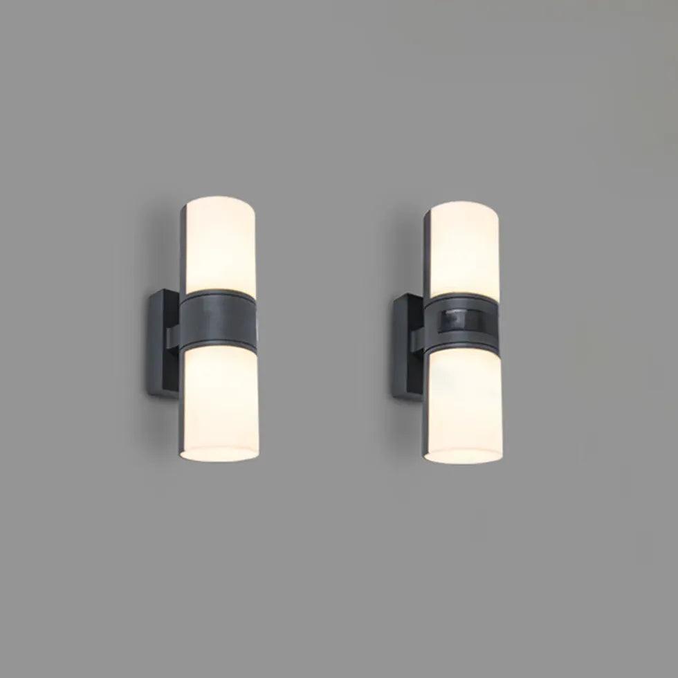 Rotating Cylinder Outdoor Wall Lights - Up and Down Lighting for Patio, Garden, and Exterior Home Decor | Weatherproof & Energy Efficient