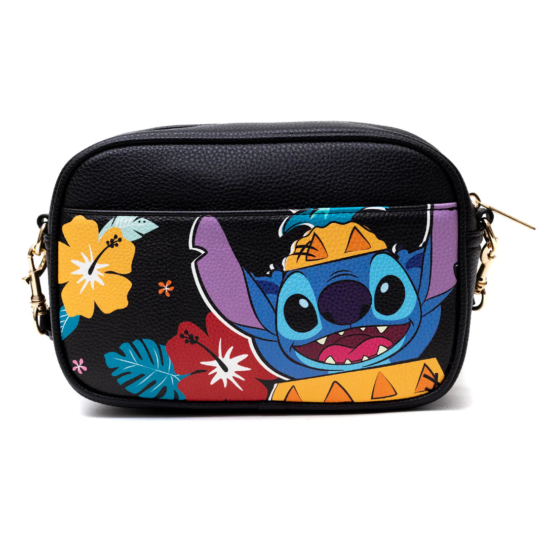 WondaPOP Lilo and Stitch Themed Camera Crossbody Purse for Women - Disney Inspired Fashion Accessory for Travel, Shopping, and Everyday Use