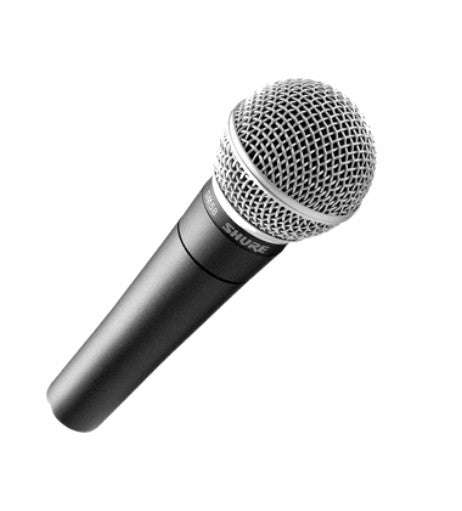 Shure SM58-LC Cardioid Dynamic Vocal Microphone - Professional Studio & Live Performance Mic for Singers, Speakers & Podcasting