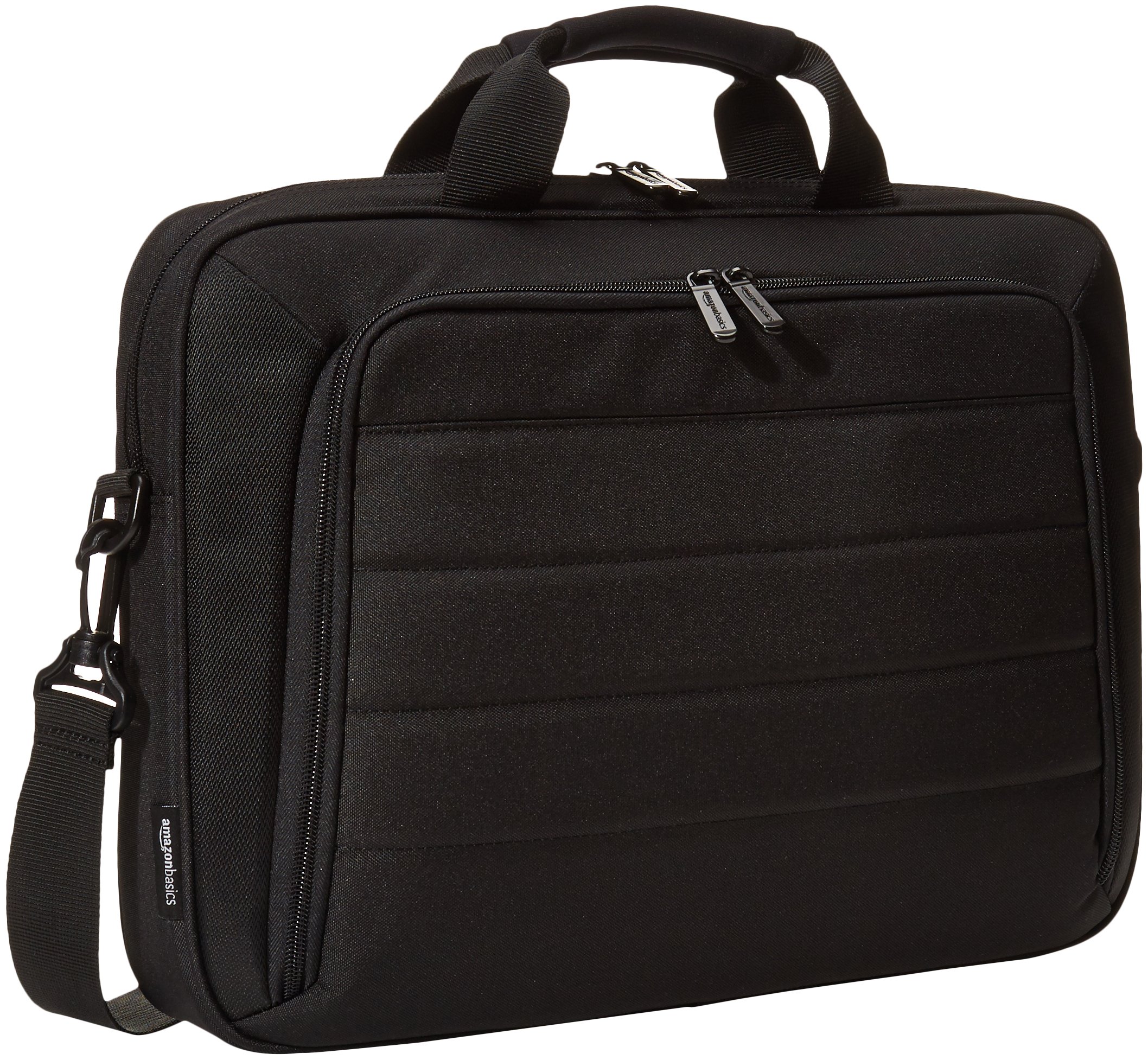 Amazon Basics 15.6 Inch Laptop and Tablet Case - 5 Pack Black Protective Sleeves for MacBook, iPad, Chromebook | Perfect for School, Office & Travel