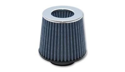 VIBRANT 1923C Open Funnel Cold Air Intake Air Filter - 2.75 Inch Blue - High Performance Air Filter for Cars & Trucks - Perfect for Racing & Off-Road Use