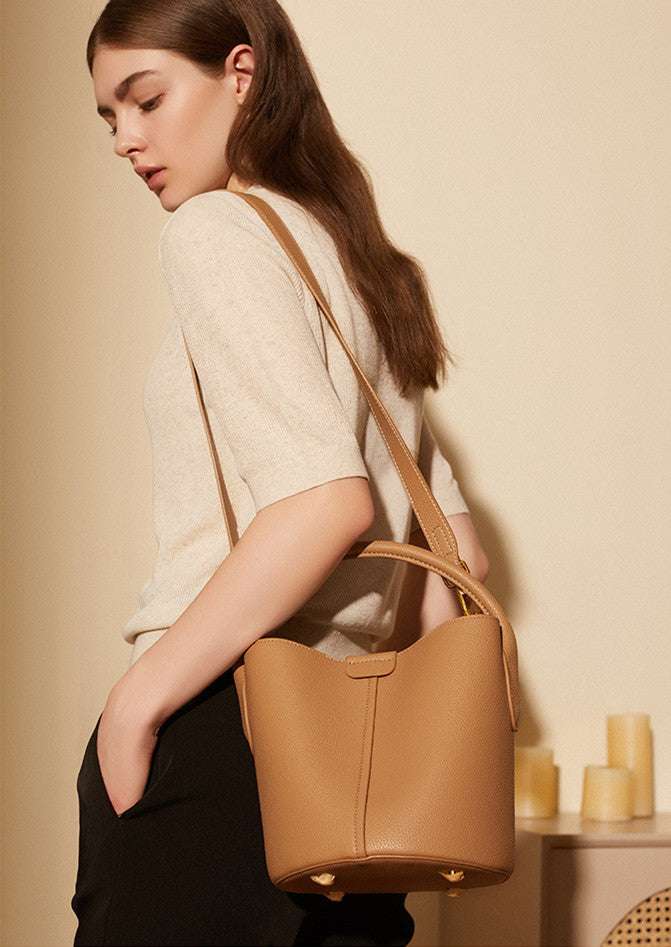 Stylish Convertible Bucket Bag for Women - Fashionable Crossbody & Shoulder Tote Handbag - Perfect for Work, Travel & Everyday Use