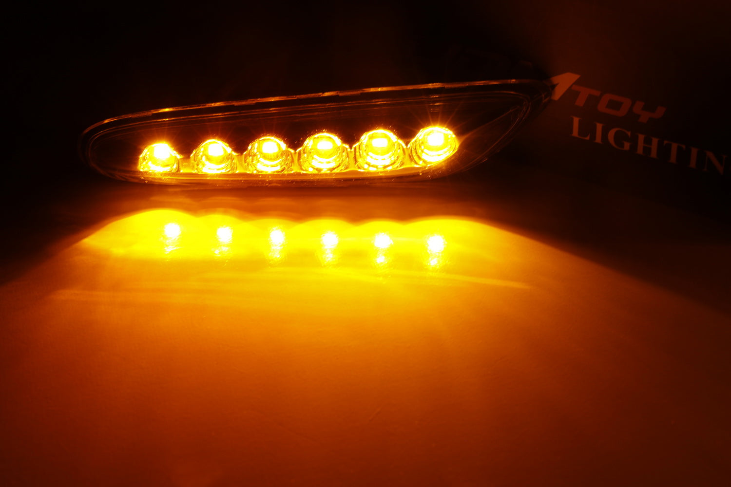 Euro Clear Lens Amber Full LED Front Side Marker Light Kit for BMW 1 3 5 Series - Upgrade Your Car's Style & Visibility for Night Driving