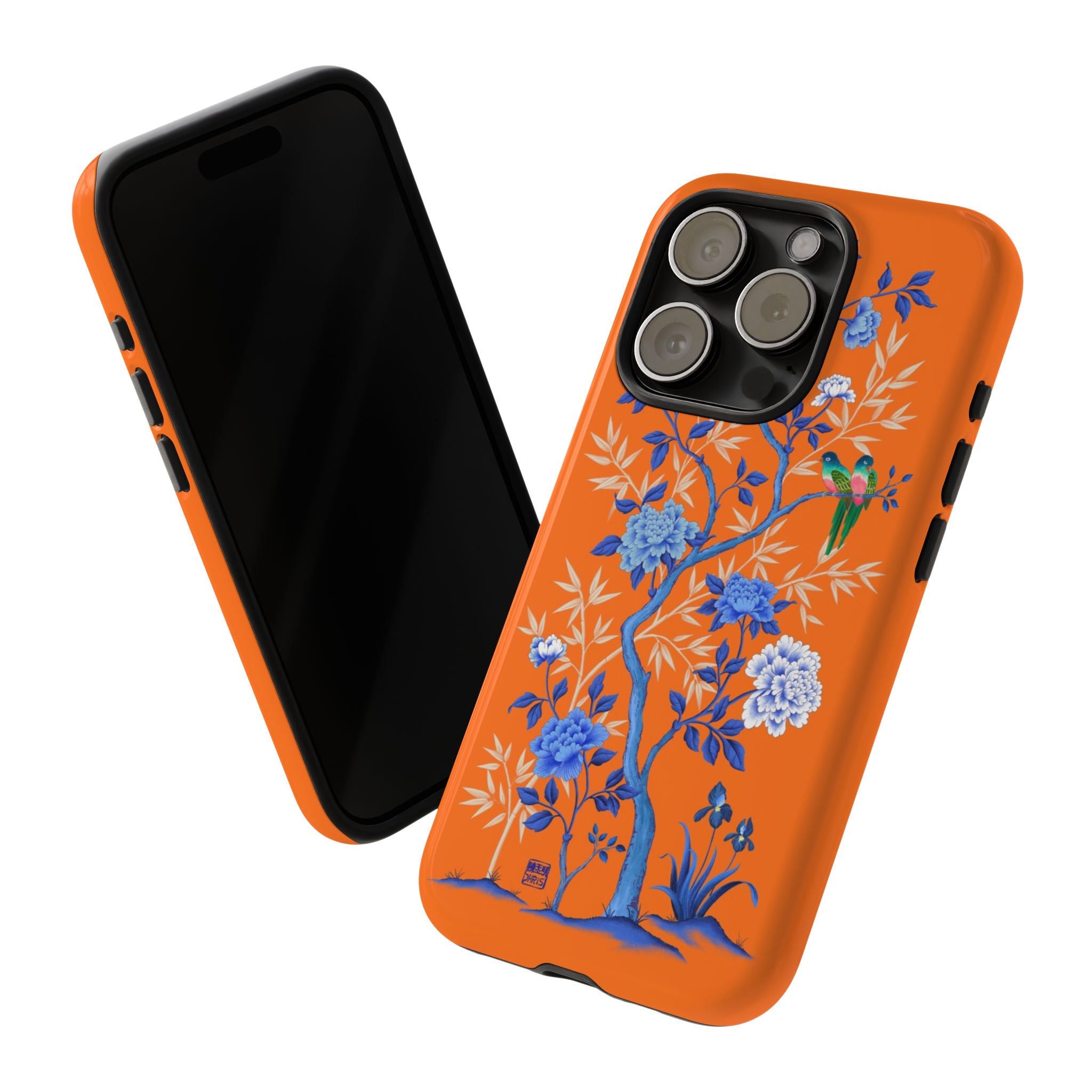 The Lovers Orange iPhone Case - Trendy Protective Cover for iPhone 13/14/15 Pro Max - Perfect for Couples, Gifts & Everyday Use