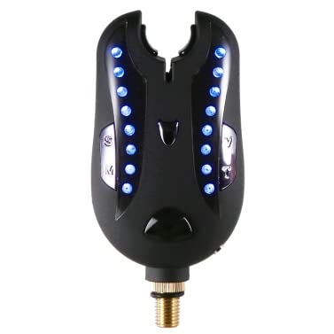 MK Fishing Alarm Kit - LED Bite Alarm with Sound Alert for Freshwater & Saltwater Fishing - Perfect for Night Fishing & Bank Angling