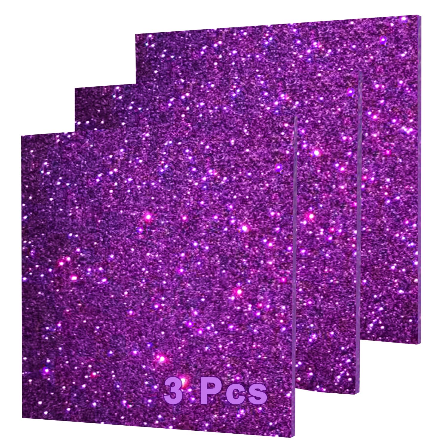 Glitter Acrylic Sheets 1/8