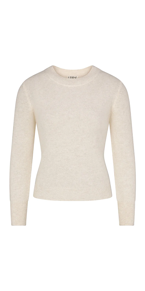 Premium Francis Cashmere Sweater in Oatmeal - Soft & Luxurious Women's Winter Pullover for Office, Travel & Casual Wear