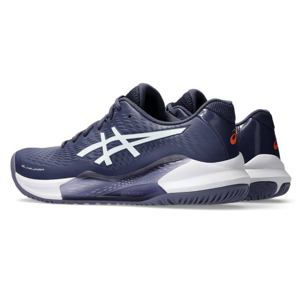 ASICS Gel Challenger 14 Men's Tennis Shoes - Lightweight Performance Court Shoes for Men with Shock Absorption (Indigo Fog/White) - Perfect for Competitive Tennis Matches & Training Sessions