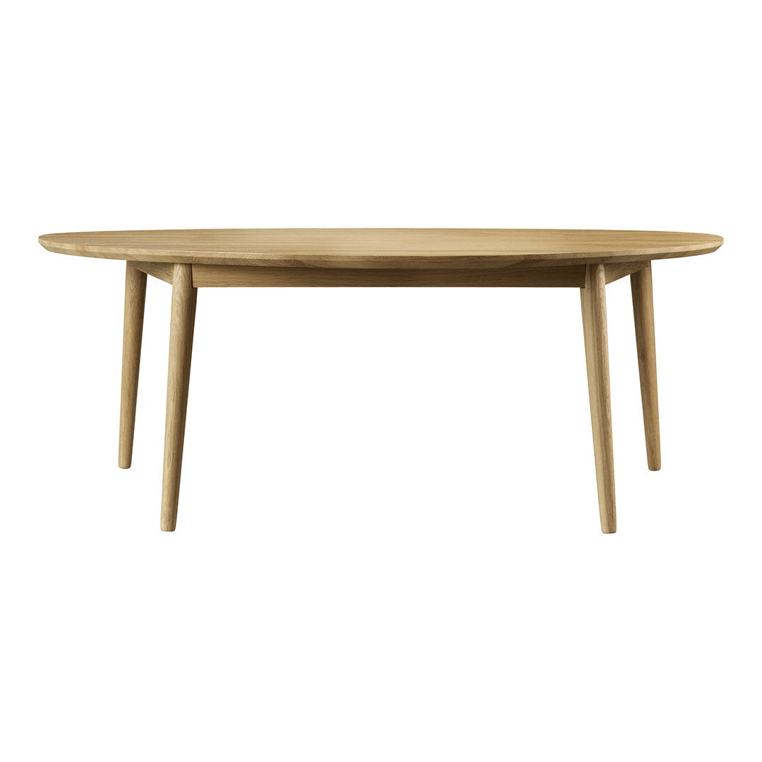 Modern D103 Anholt Coffee Table - Solid Wood Living Room Center Table with Storage Shelf - Perfect for Small Spaces, Apartments & Cozy Home Decor