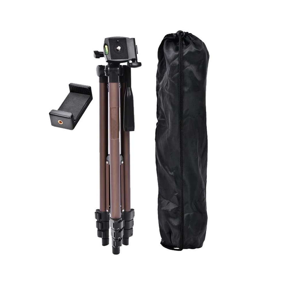 RajoNN WT3130 Professional Aluminum Folding Tripod - Compact Camera Stand with Smartphone Holder for DSLR, iPhone & Android | Perfect for Travel, Vlogging & Outdoor Photography