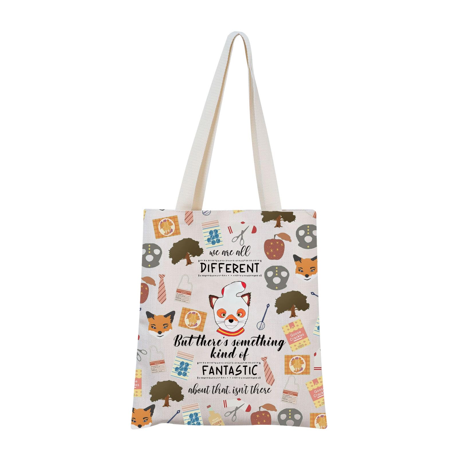 Fantastic Fox Inspired Tote Bag - Cute Fox Design Gift for Women & Fox Lovers - Perfect for Shopping, Work, and Daily Use