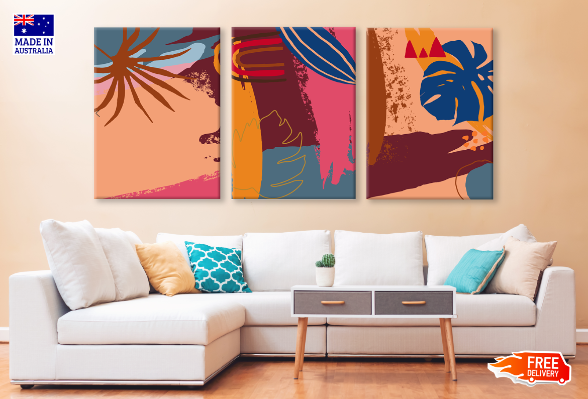 3-Piece Graffiti Art Canvas Prints - High Quality 100% Australian Made Wall Art Ready to Hang | Perfect for Living Room, Bedroom & Office Decor