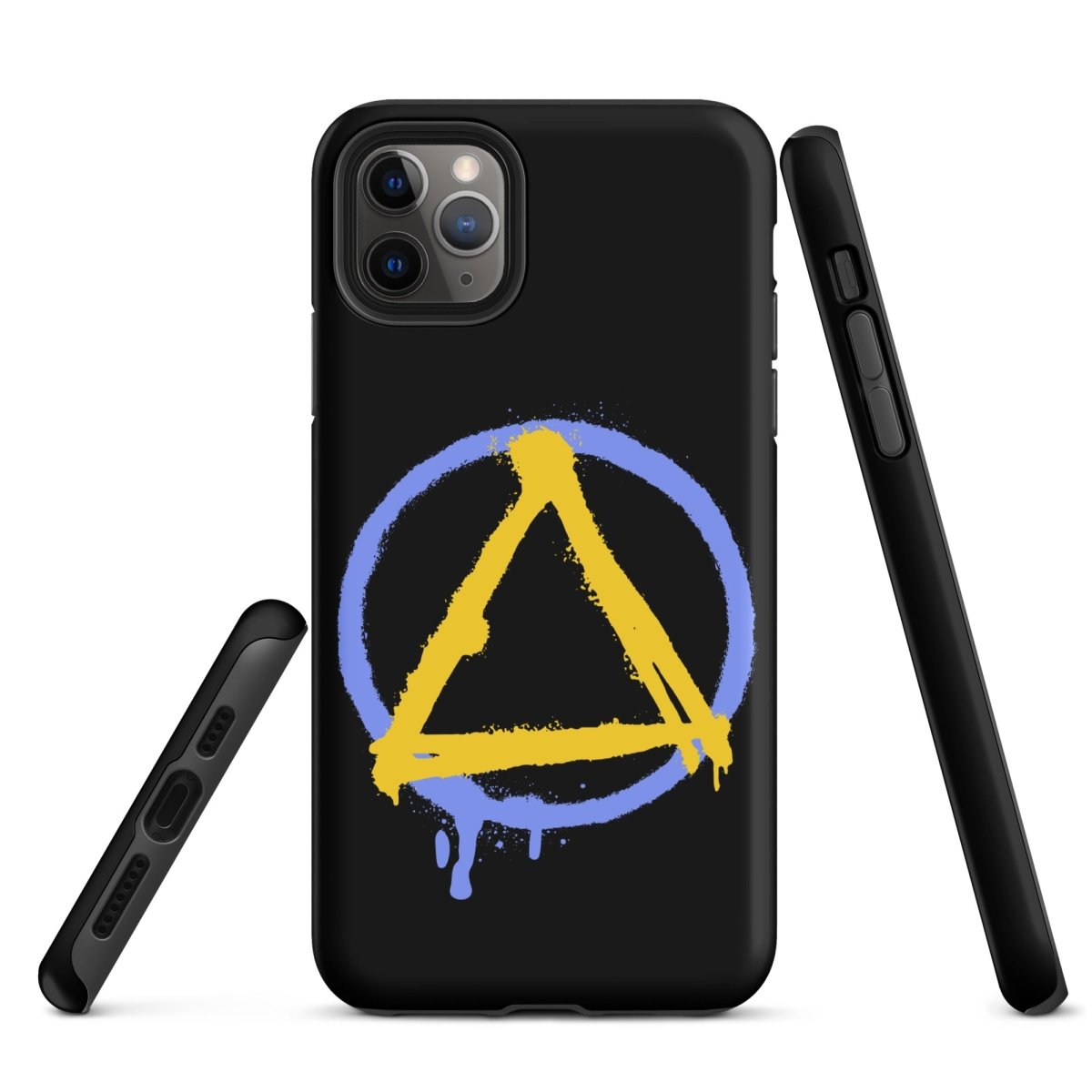 Sober Symbol Durable Shockproof iPhone Case - Protective Cover for iPhone 14/13/12/11 Pro Max XR XS - Slim Fit Anti-Scratch Phone Case for Everyday Use & Outdoor Activities