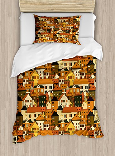Green Orange Beige