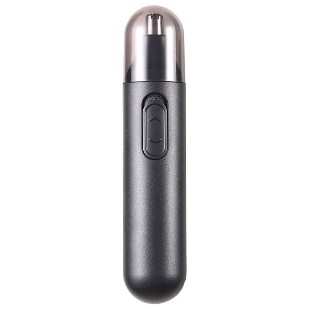 Painless Nose & Ear Hair Trimmer for Men & Women - Waterproof Stainless Steel Head, Quiet Motor, Battery Powered - Perfect for Travel & Grooming Kits