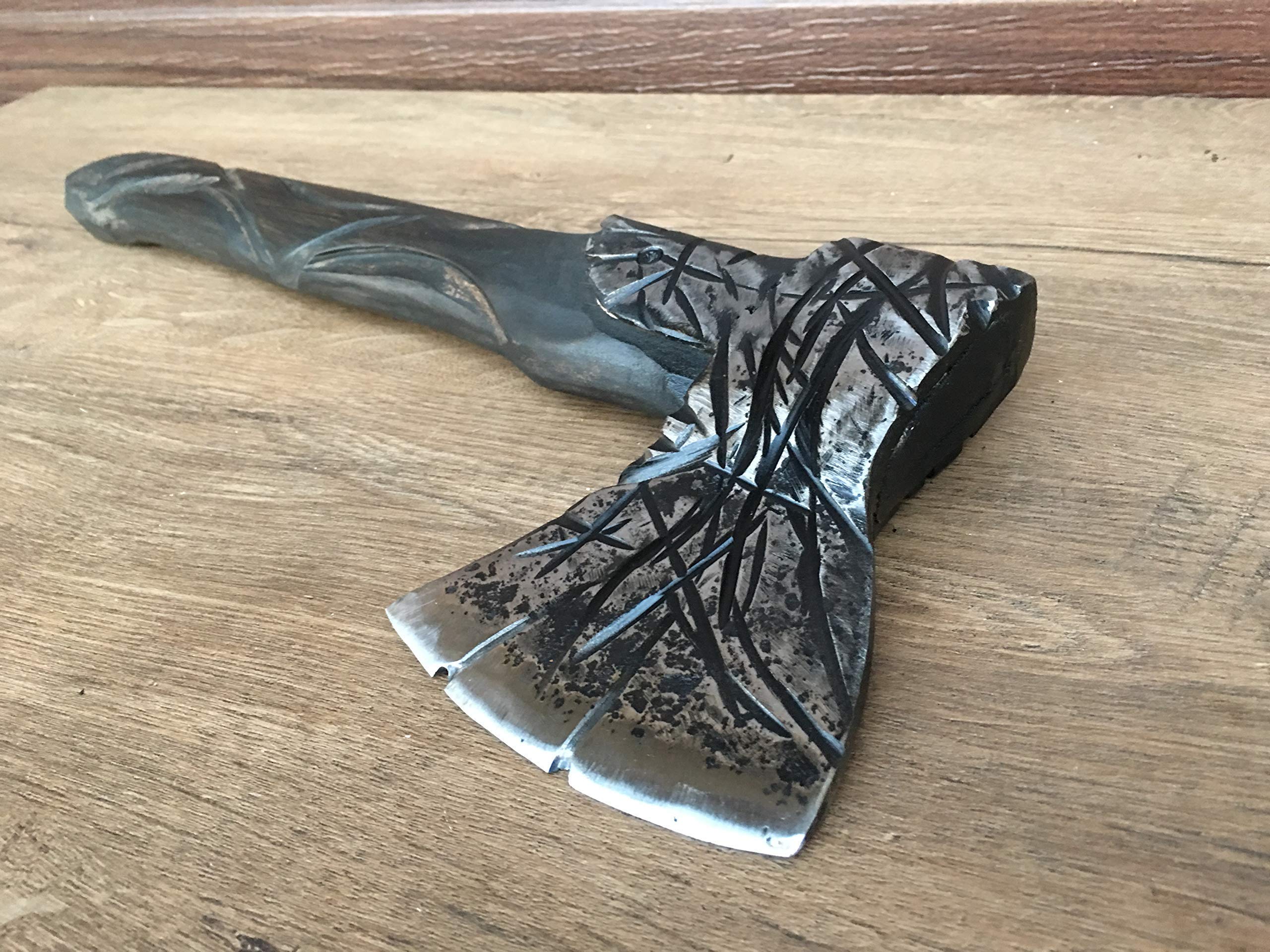 6th Anniversary Gift Hatchet - Iron & Steel Anniversary Gift for Men - 11th Year Wedding Present - Christmas Gift Idea - Handcrafted Axe for Outdoor Camping & Survival Gear