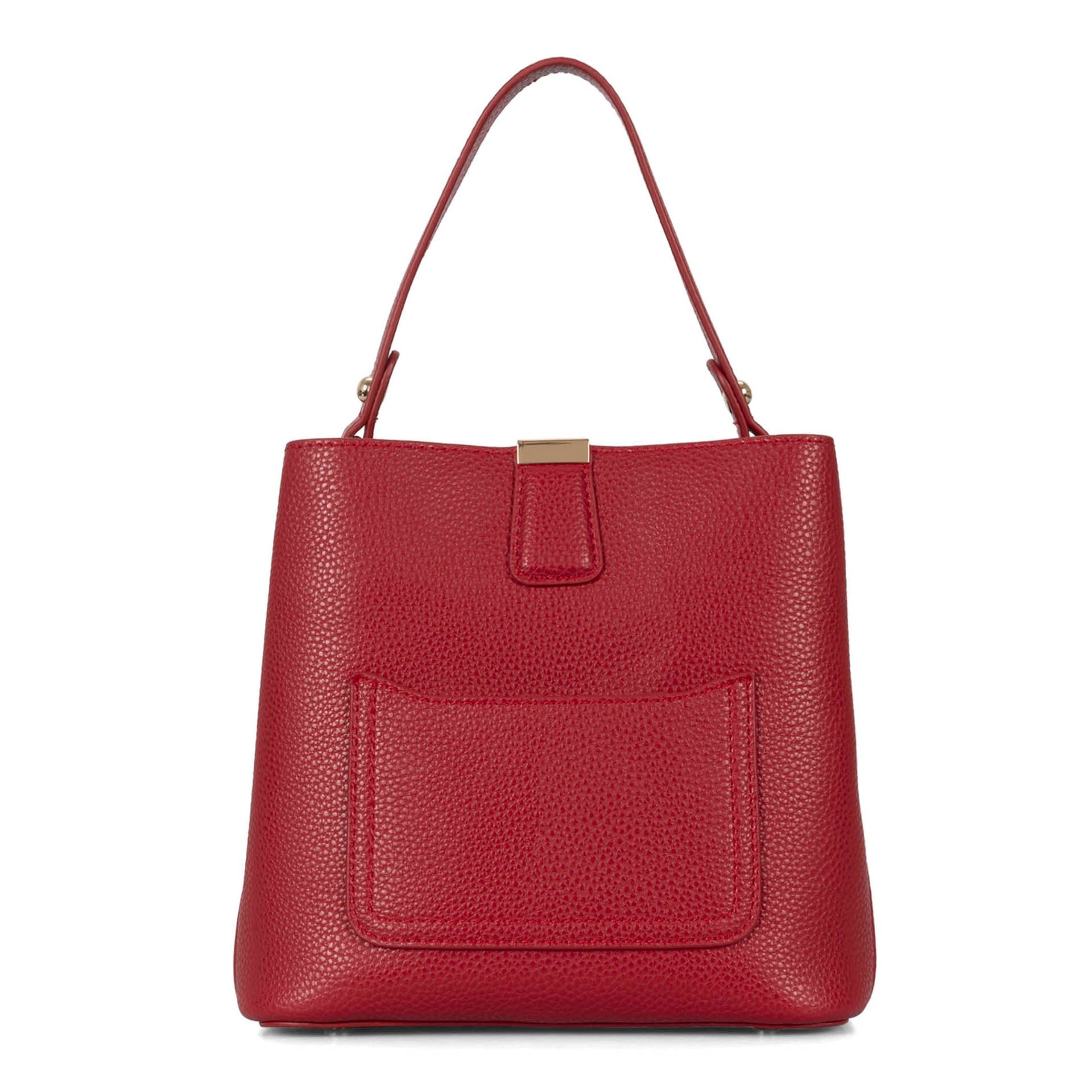 Riona Janis RFID Blocking Pebbled Leather Bucket Bag for Women - Stylish Crossbody Purse for Travel, Shopping & Everyday Use
