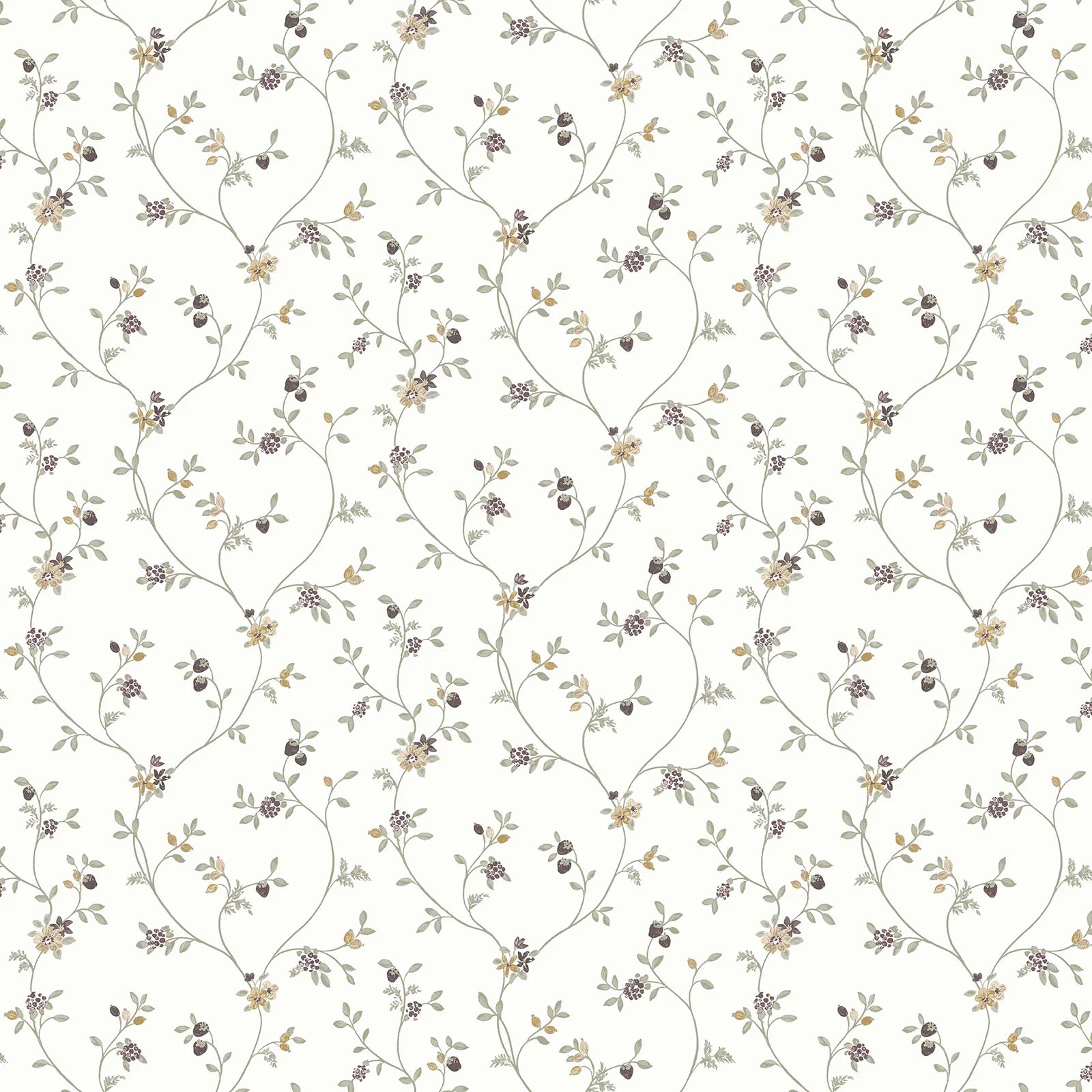 Fiori Country Meadow Floral Print Fabric - Perfect for Home Decor, DIY Crafts, and Fashion Accessories