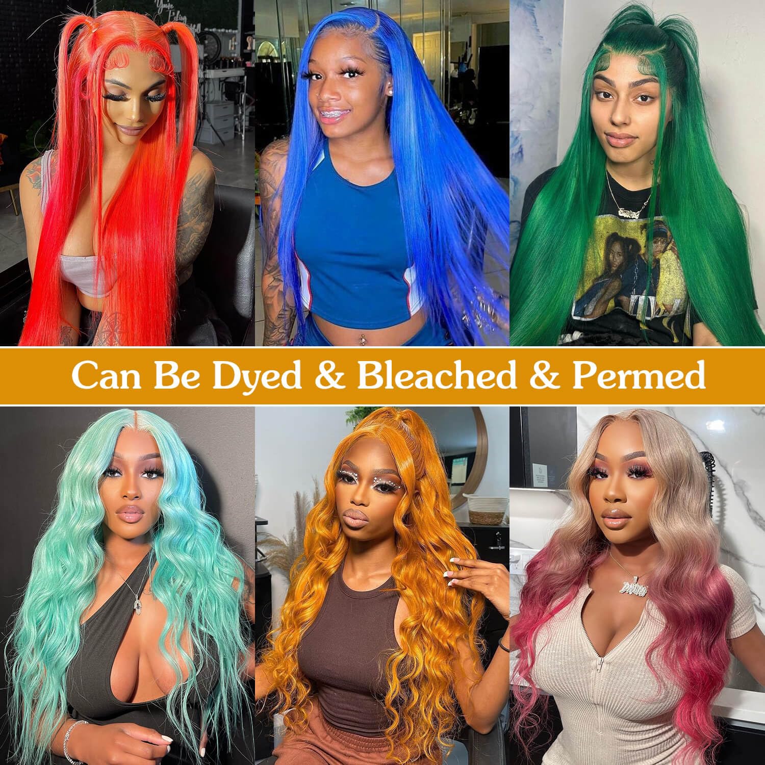 BZN 613 Blonde Lace Front Wig - 13x6 Human Hair Straight Wig 28 Inch 200 Density - Pre Plucked with Baby Hair for Natural Look | Perfect for Daily Wear, Cosplay, and Special Occasions