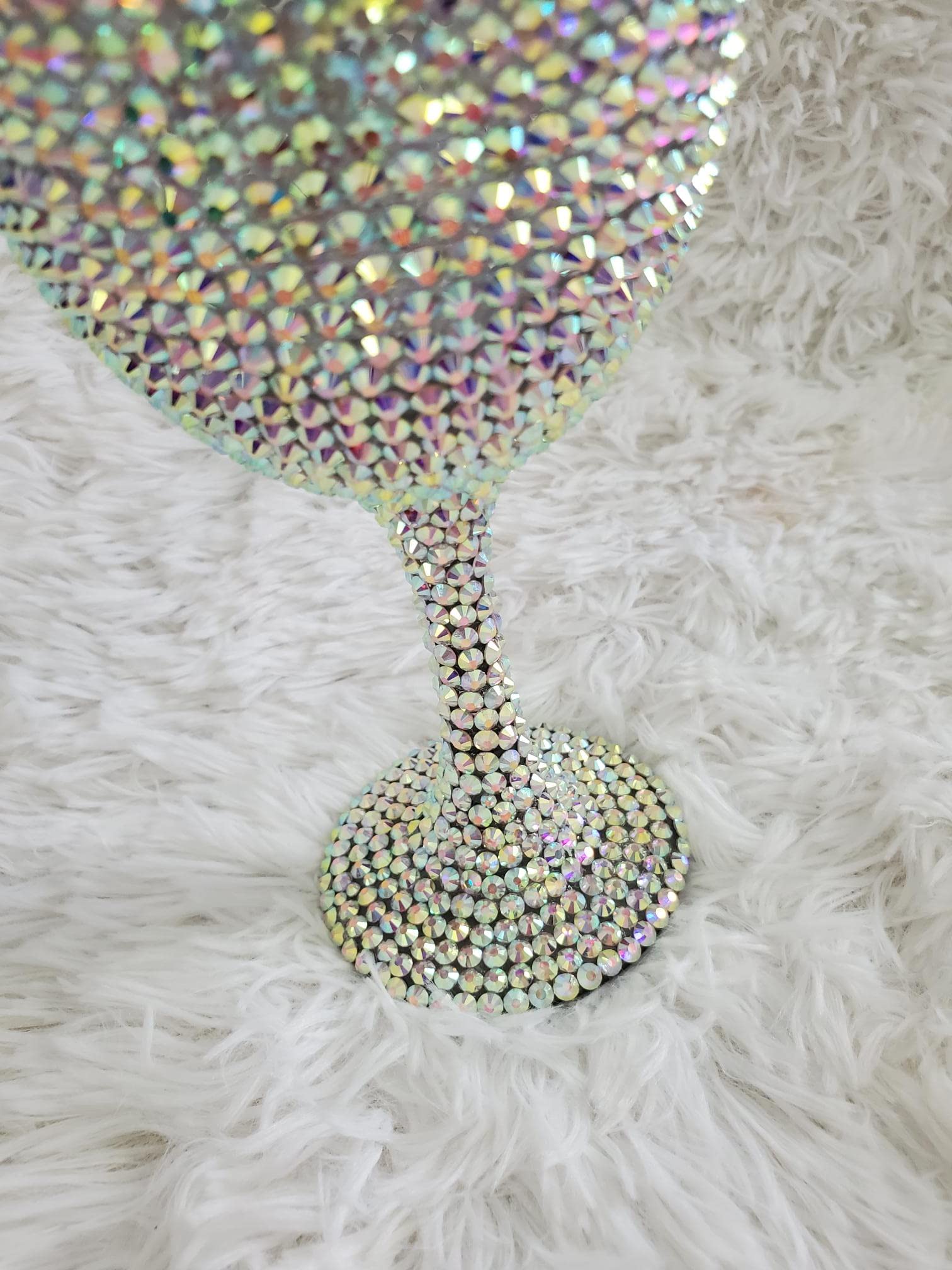 Sparkling Rhinestone Wine Glass - Elegant Bedazzled Drinking Cup & Tumbler for Parties, Weddings, Bachelorette, Girls Night Out and Special Occasions