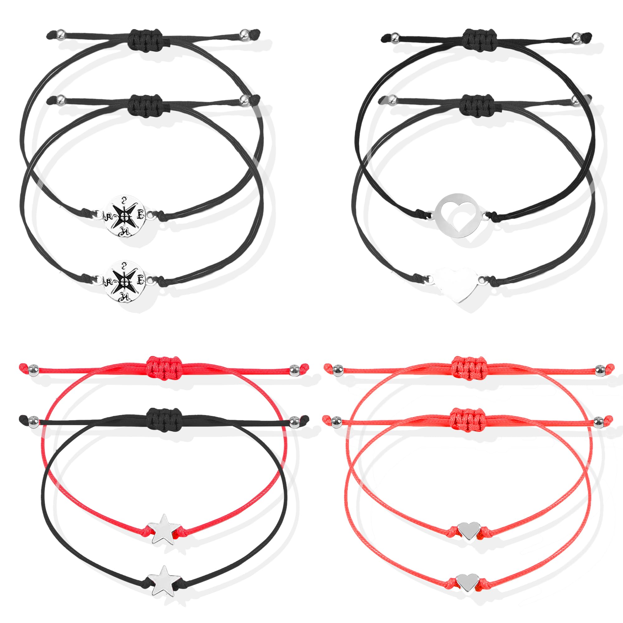 YANCHUN Mother Daughter Matching Bracelet Set - Heartwarming Gift for Mom from Daughter, Christmas & Stocking Stuffer Present - Perfect for Mother's Day, Birthdays & Special Moments Together