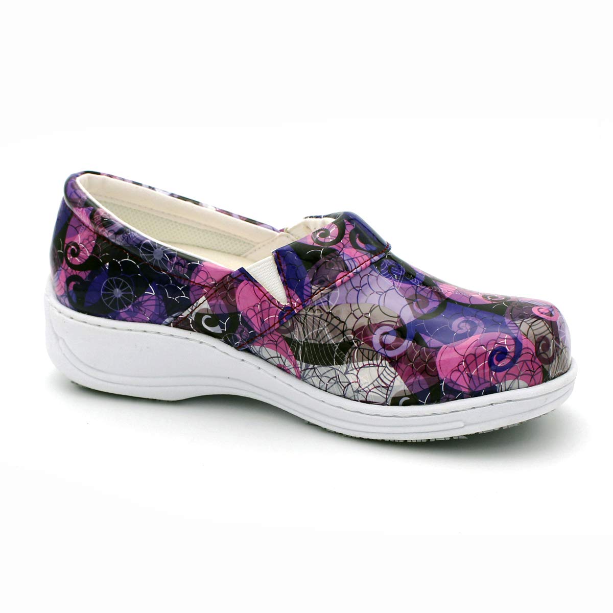 Laforst Women's Rachel Slip-Resistant Nursing Shoes - Comfortable Work Shoes for Nurses, Waitresses & Waiters - Breathable Manmade Upper Slip-On Clogs - Ideal for Hospital Shifts, Restaurant Service & Healthcare Work