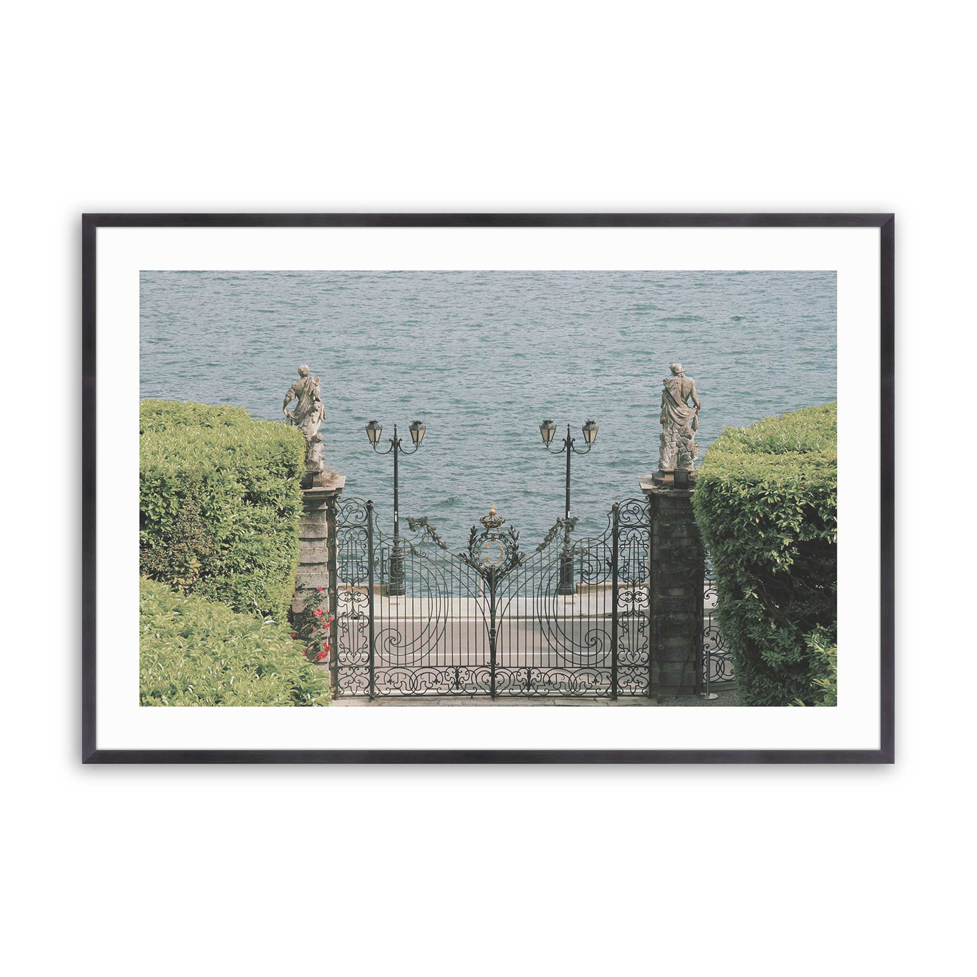 Gates of Tranquility Wall Art Print - Serene Landscape Painting for Home & Office Decor | Perfect for Living Room, Bedroom, Meditation Space