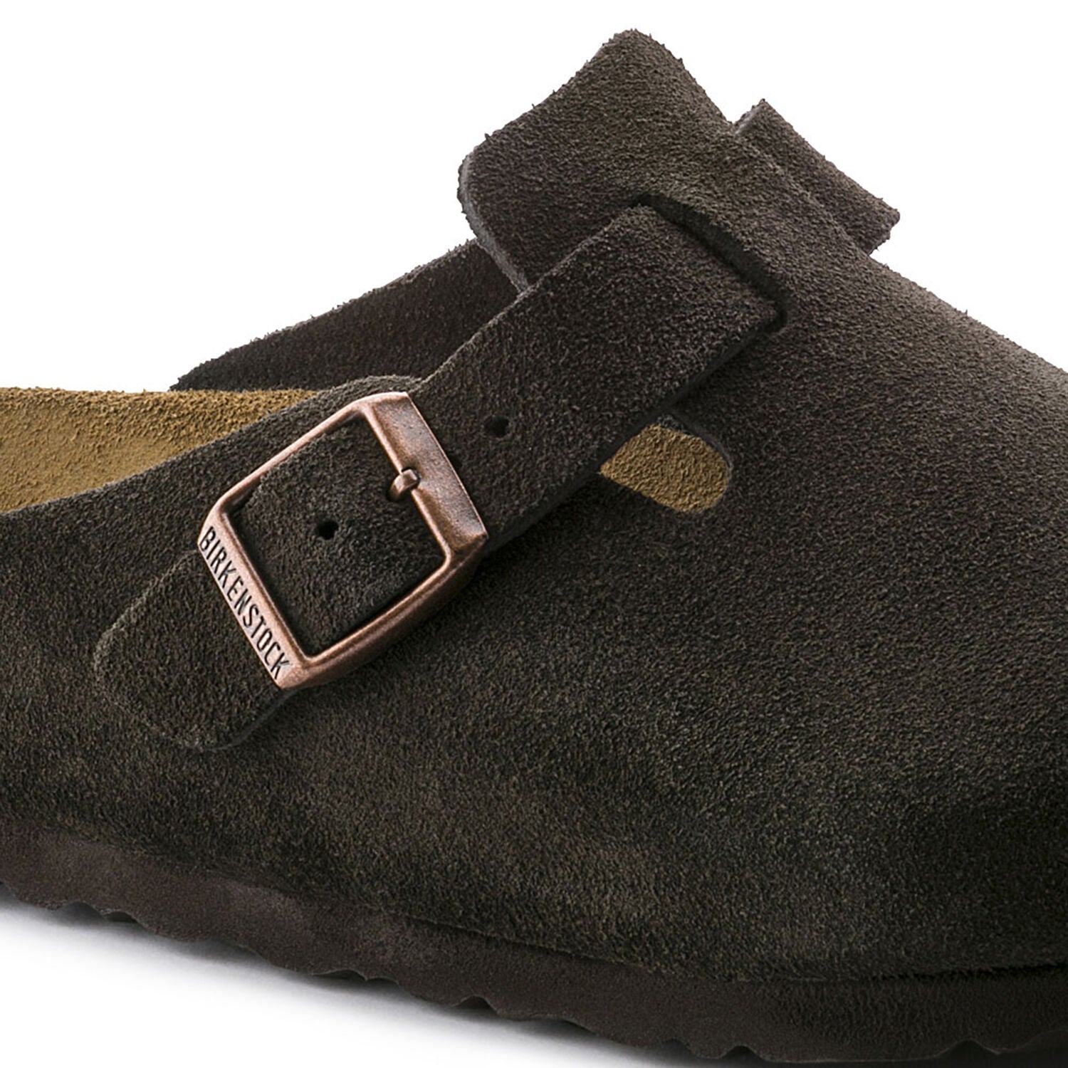 Birkenstock Boston Suede Leather Clogs for Men & Women - Soft Footbed Comfort Shoes in Mocha Brown | Perfect for Home, Office & Casual Wear