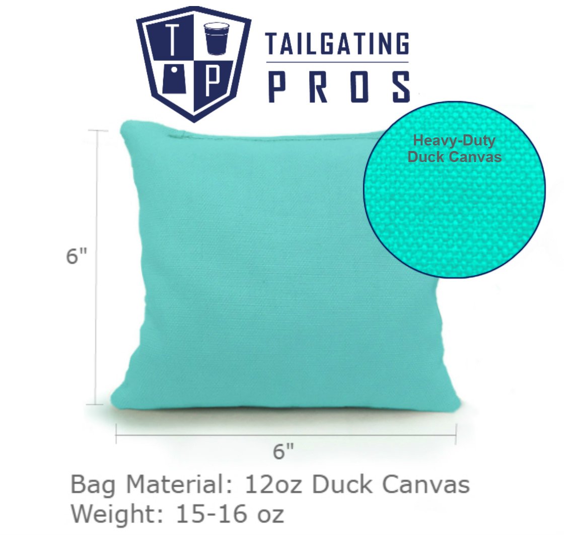 Tailgating Pros Rustic American Flag Cornhole Boards Set with 8 Bean Bags - 4'x2' Distressed Wooden Cornhole Game for Outdoor Parties, BBQ & Tailgating - Includes Durable Carrying Case & Regulation Cornhole Bags