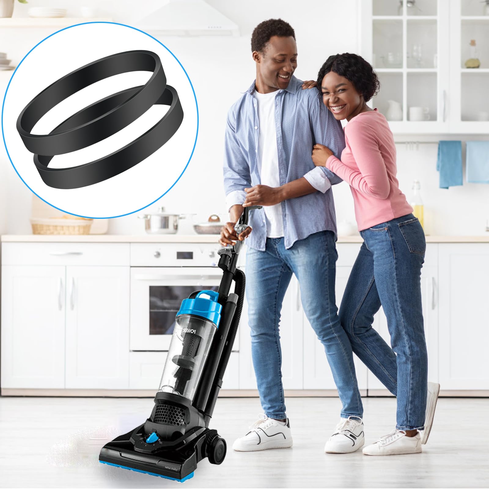 Bissell Vacuum Belts Replacement for PowerForce Compact - Home Cleaning