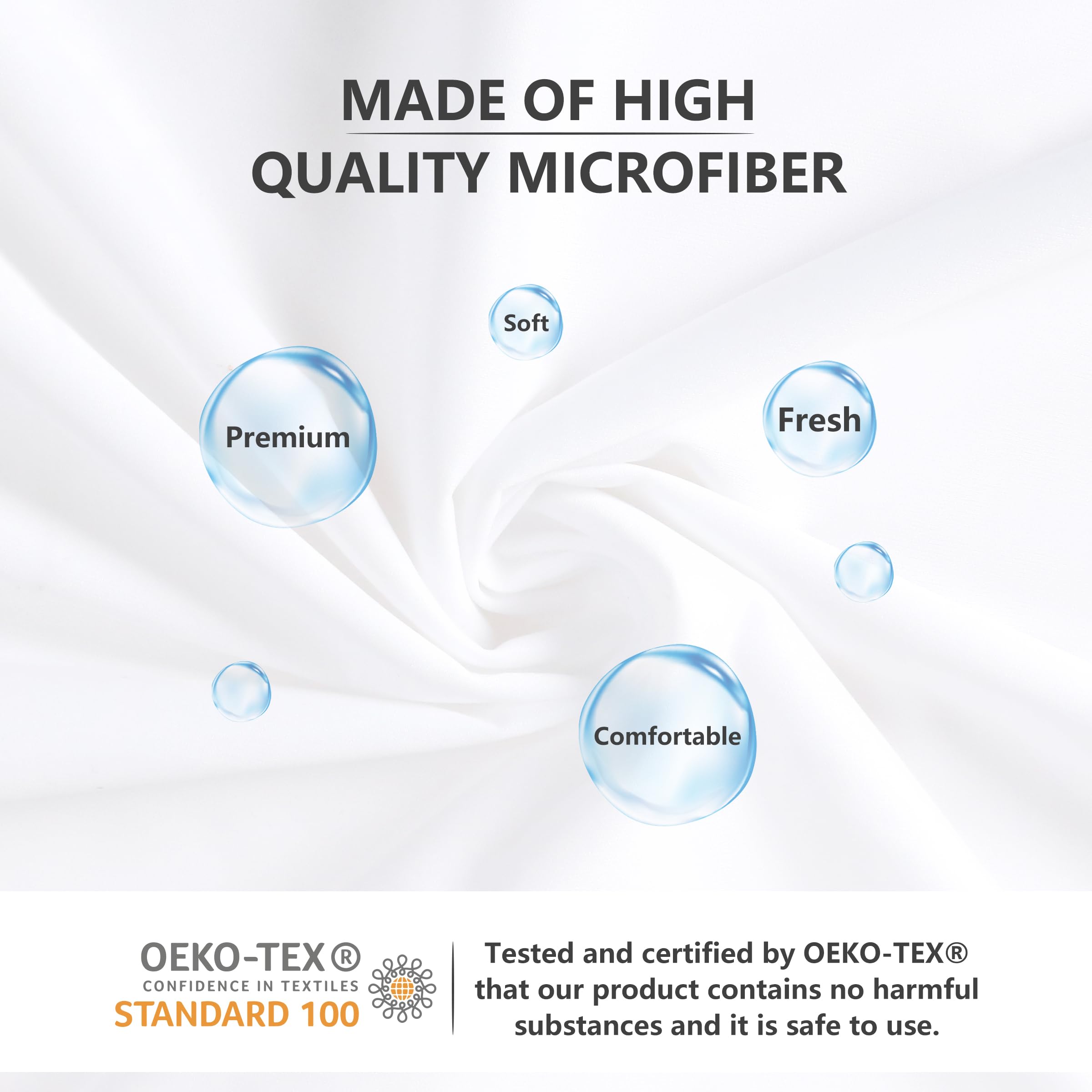 2 Pack Waterproof Breathable Queen Size Mattress Protector - Noiseless Premium Smooth Mattress Cover with Deep Pocket (Fits Up to 21 Inches) - Soft Washable Bed Cover for Allergy Protection & Comfort - Perfect for Homes, Hotels, and Guest Rooms