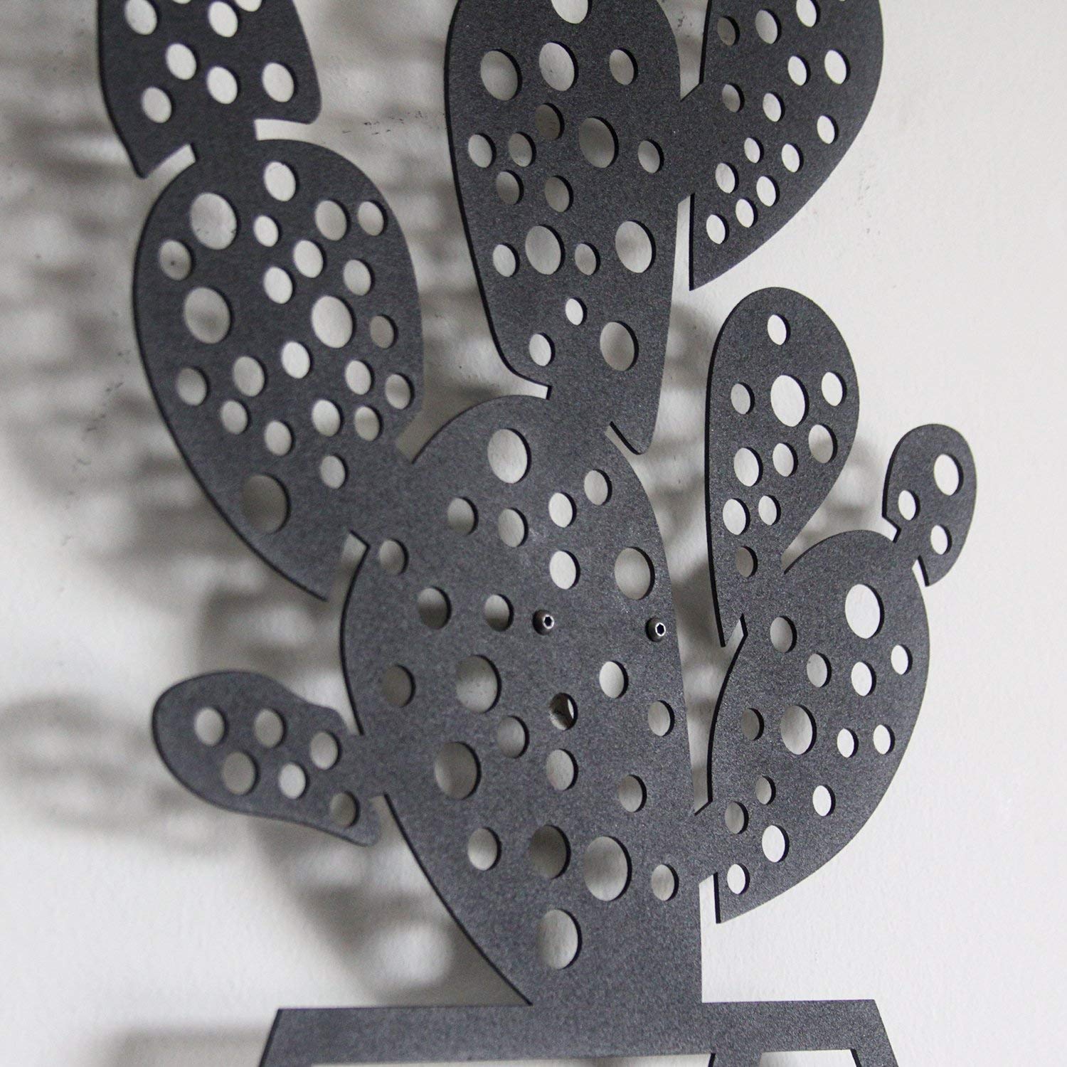 LaModaHome - 3-Piece Cactus Metal Wall Art Set for Living Room, Bedroom, Kitchen & Bathroom Decor - Indoor & Outdoor Wall Hanging Decorations - Perfect for Home, Office, and Garden Spaces