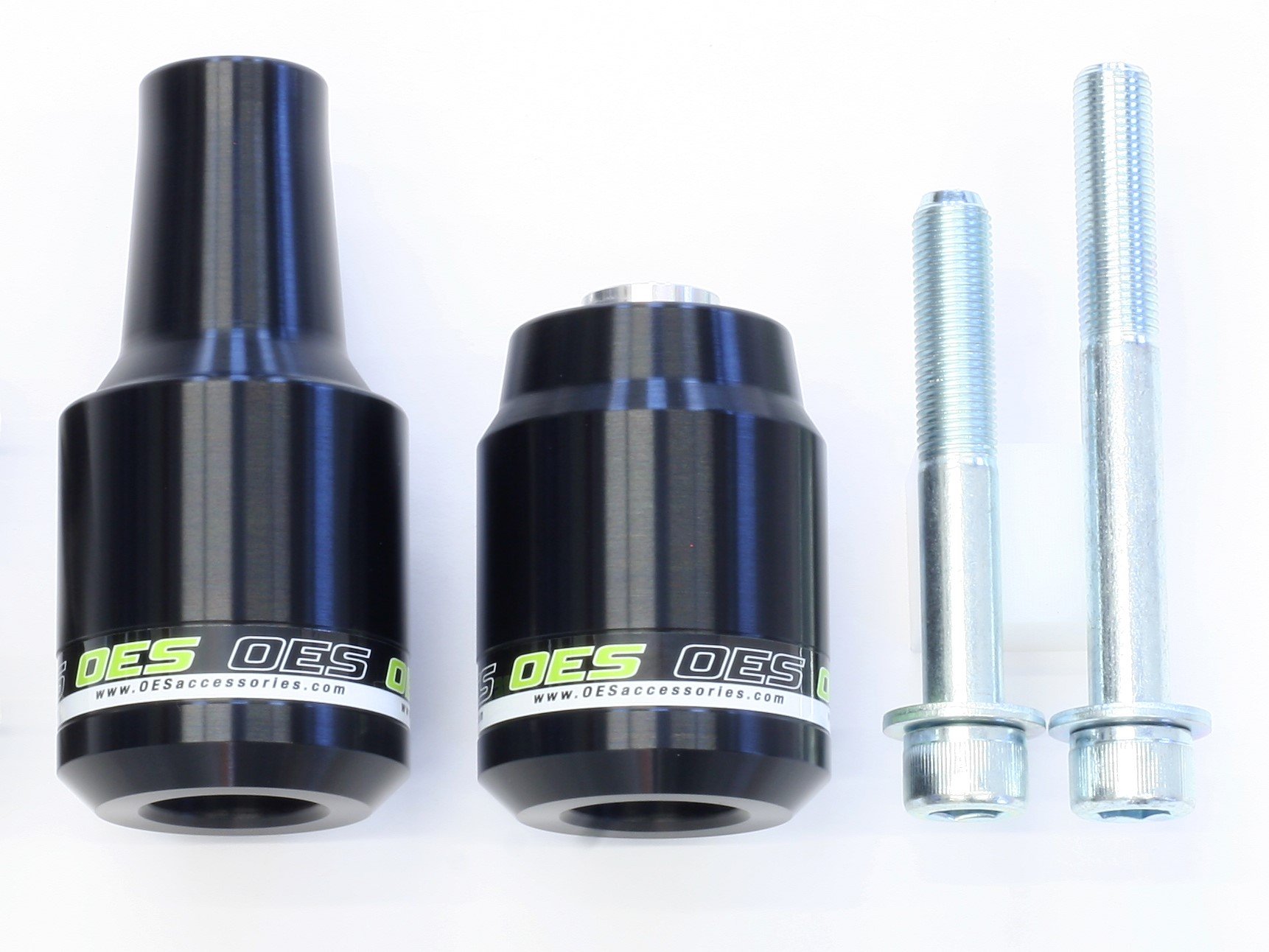 OES Frame Sliders for Yamaha FZ-10 MT-10 (2017-2025) - No Cut Required - Green - Motorcycle Crash Protection for Street & Track Riding