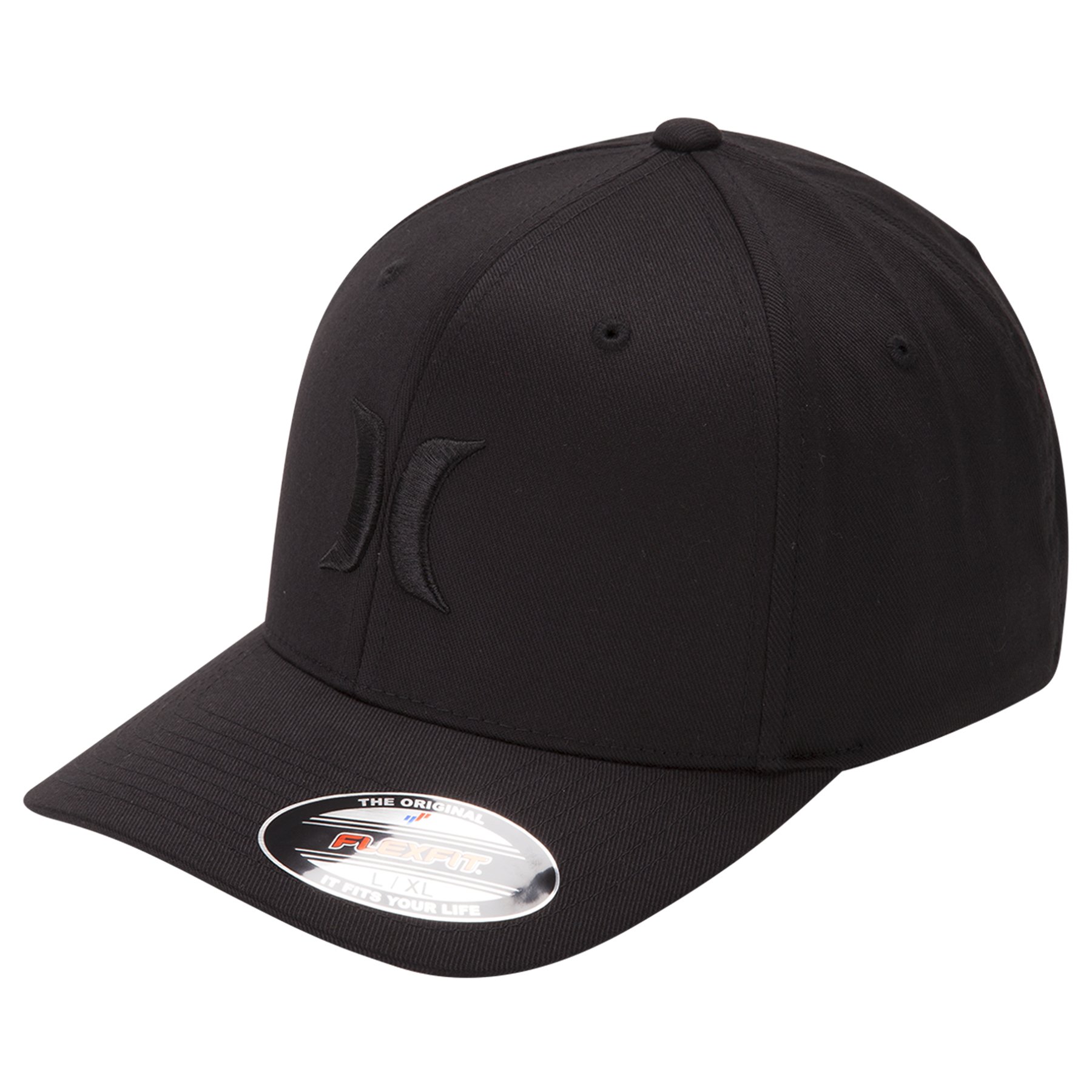 Hurley Men's One & Only Flexfit Baseball Cap - Adjustable Fitted Hats for Men (S-XL) - Perfect for Outdoor Sports, Casual Wear & Sun Protection